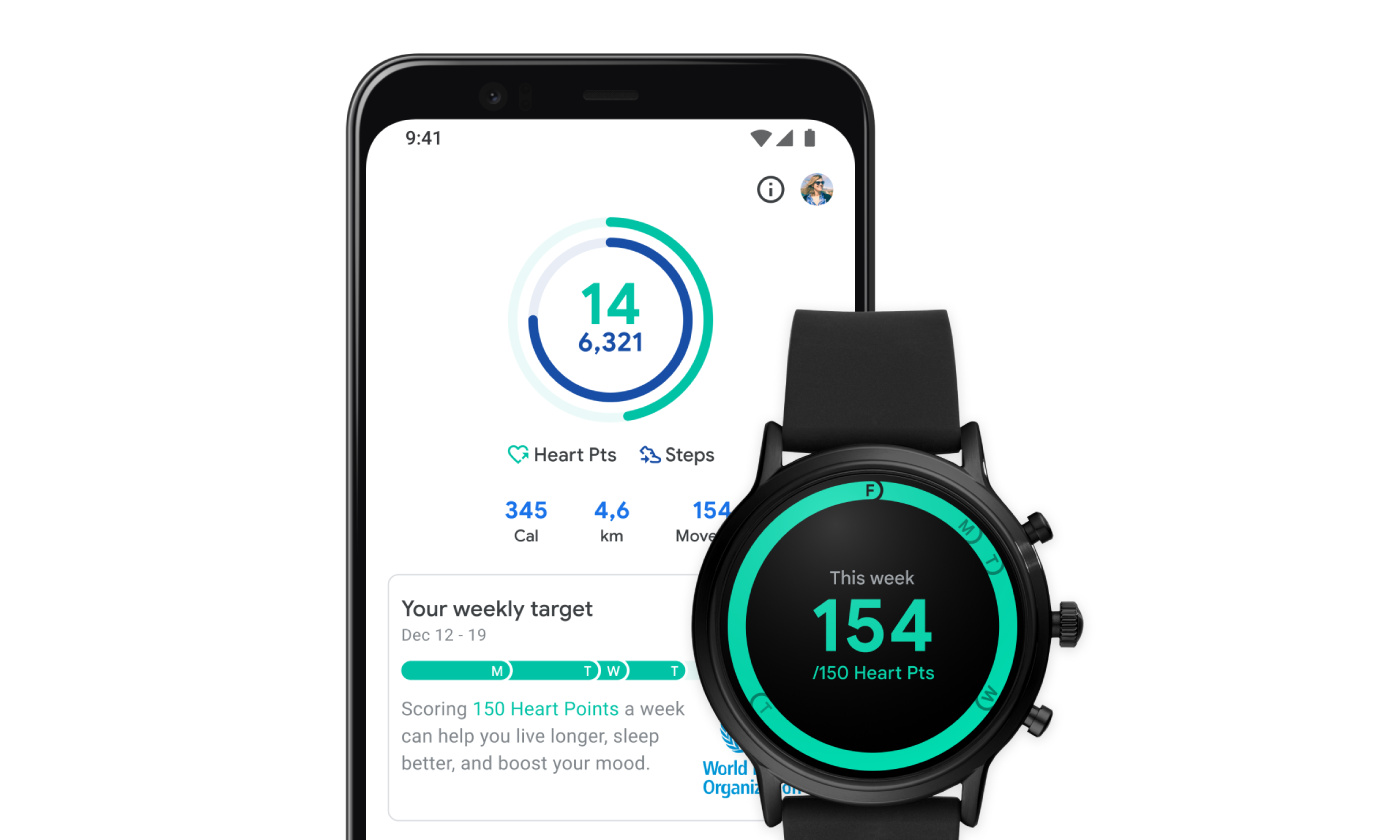 Google Fit ปรับหน้าตาเล็กน้อย, เพิ่ม Tile บน Wear OS