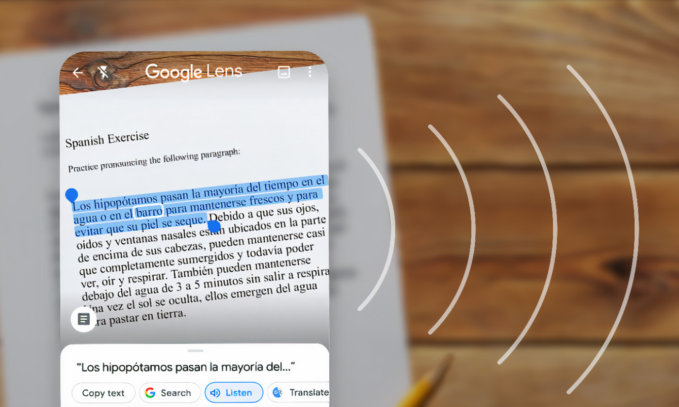 Google Lens คัดลอกข้อความจากวัตถุไปบนคอมฯ ได้