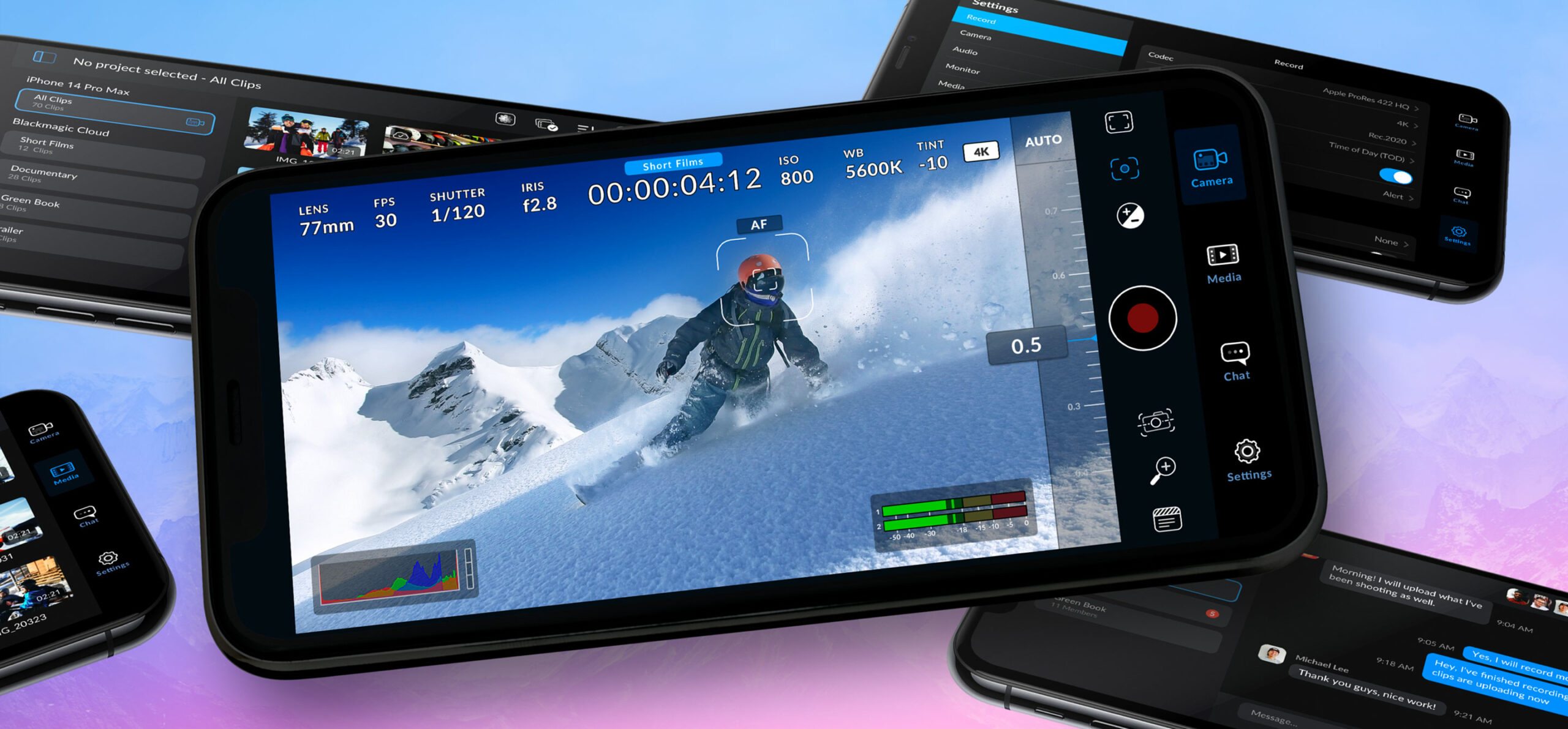 Blackmagic ปล่อยแอปถ่ายวิดีโอแบบโปรบน iPhone พร้อมใช้ได้ฟรี